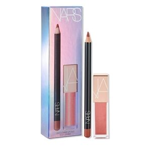NARS Line & Shine Lip Duo: Rosebud & Orgasm, Full Size, NIB